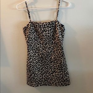 Cheetah mini dress